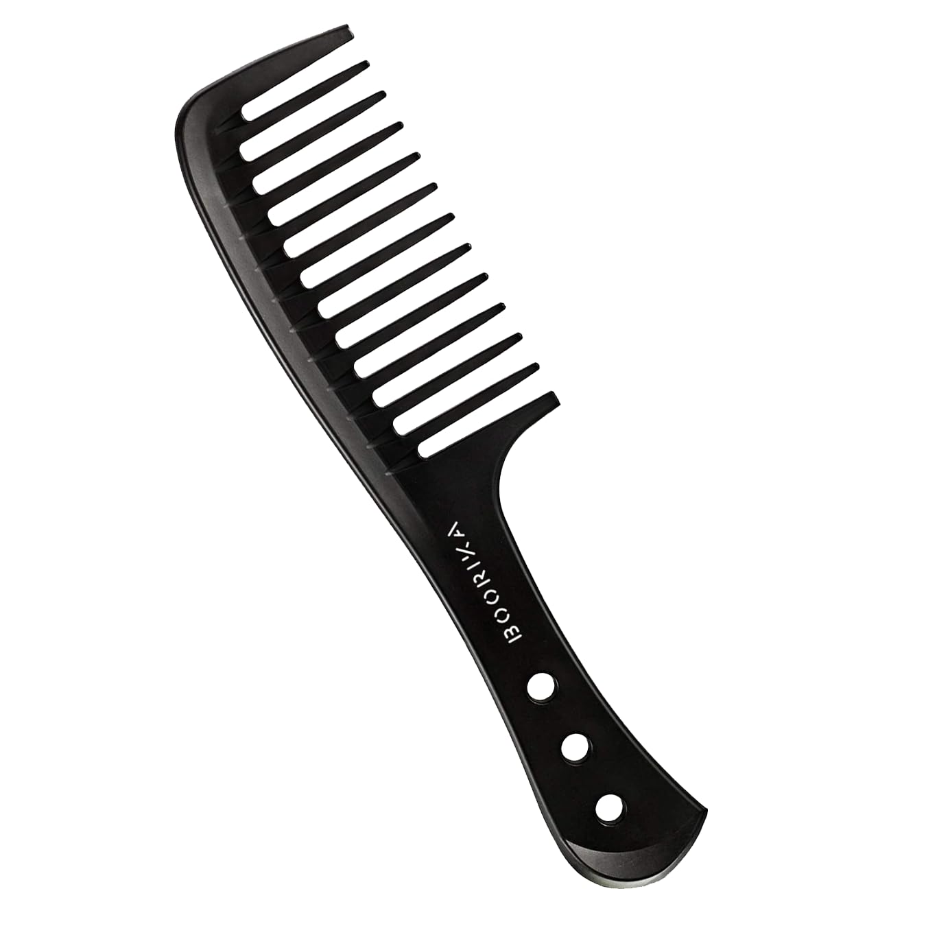 Wide Tooth Comb for Long Wet Curly Hair – Smooth Sturdy Anti Static Detangling Comb – Perfect for Defining Curls & Reducing Breakage – Great for Shower, Salon & Travel Use