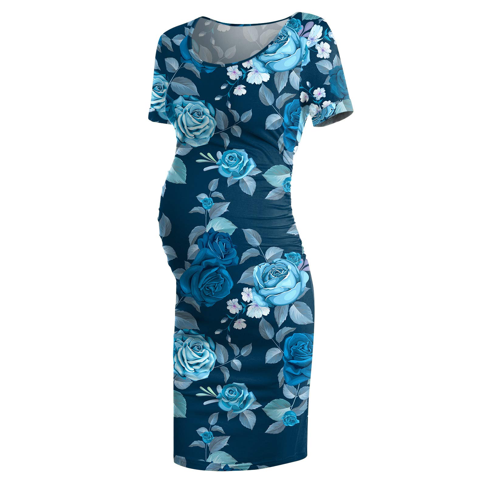 Stylish Floral Maternity Dresses for Summer - Comfortable Pregnancy Clothes for Women & Moms | Perfect for Baby Showers, Family Photos & Christmas Gatherings