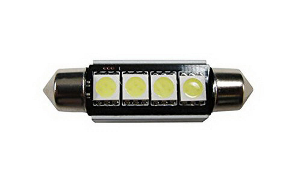 1 Red 4 SMD Error-Free 578 211-2 6411 LED Bulb - Perfect for Car Dome, Trunk & Cargo Area Lighting - Super Bright Replacement Light for Vehicles, Trucks & SUVs