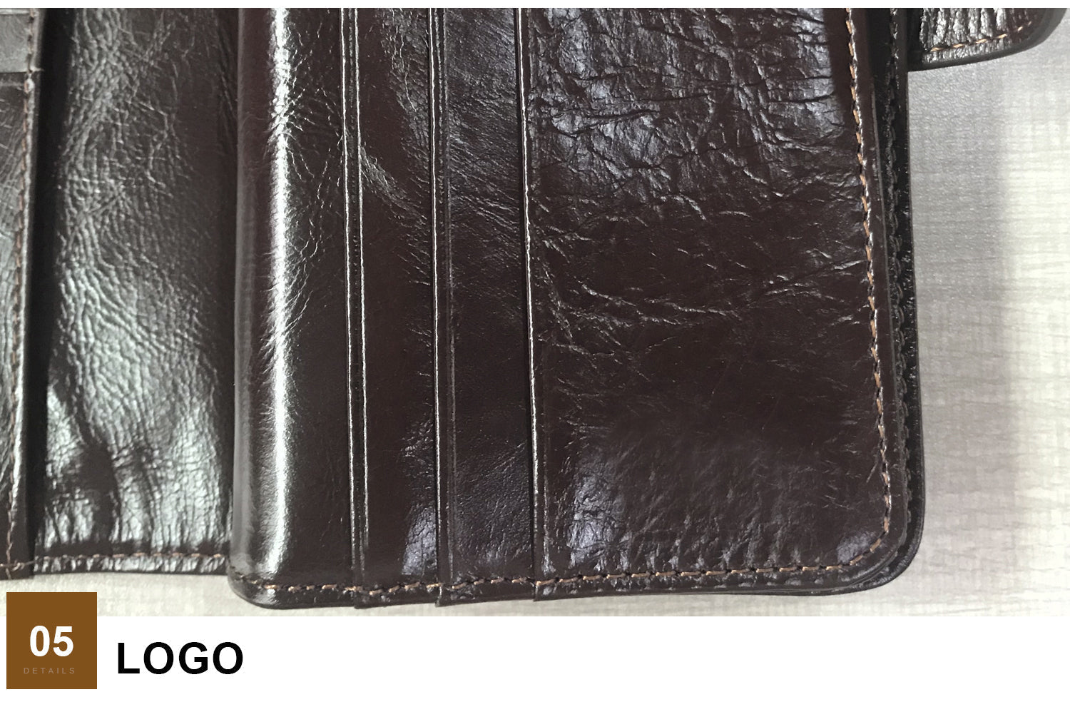 Men's Leather Trifold Wallet with RFID Blocking & Multiple Card Slots - Slim Design for Everyday Carry, Travel & Business Use