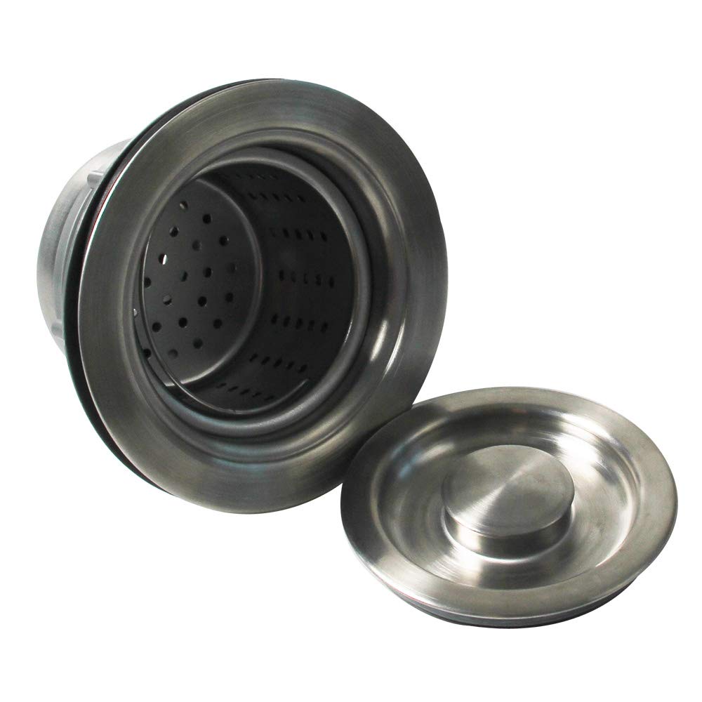 Talea 3-1/2 Inch Stainless Steel Kitchen Sink Strainer & Drain Assembly Kit with Sealing Lid - Durable Home Kitchen Sink Accessories for Easy Cleaning and Maintenance