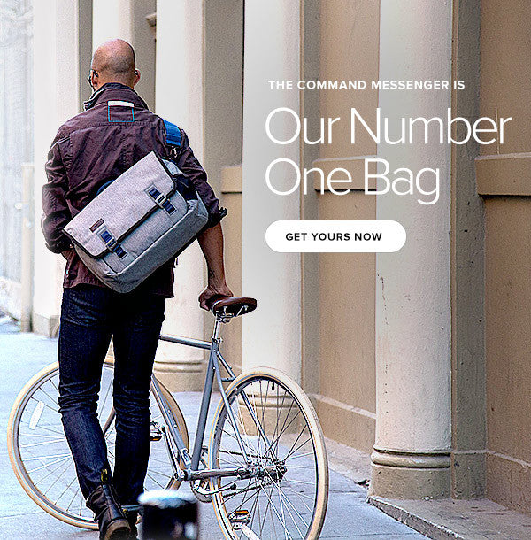 Timbuk2 Command Messenger Bag - Durable Laptop Briefcase for Work & Travel - Water-Resistant Crossbody Bag for Men & Women - Perfect for Commuting, Business, and Everyday Use