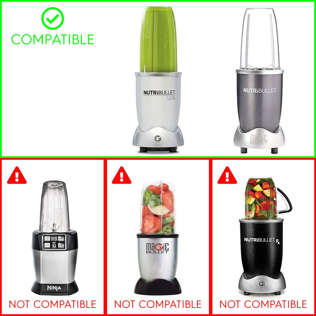 3 Pack Nutribullet NB-203 Blender Blades - Replacement for Smoothies & Shakes
