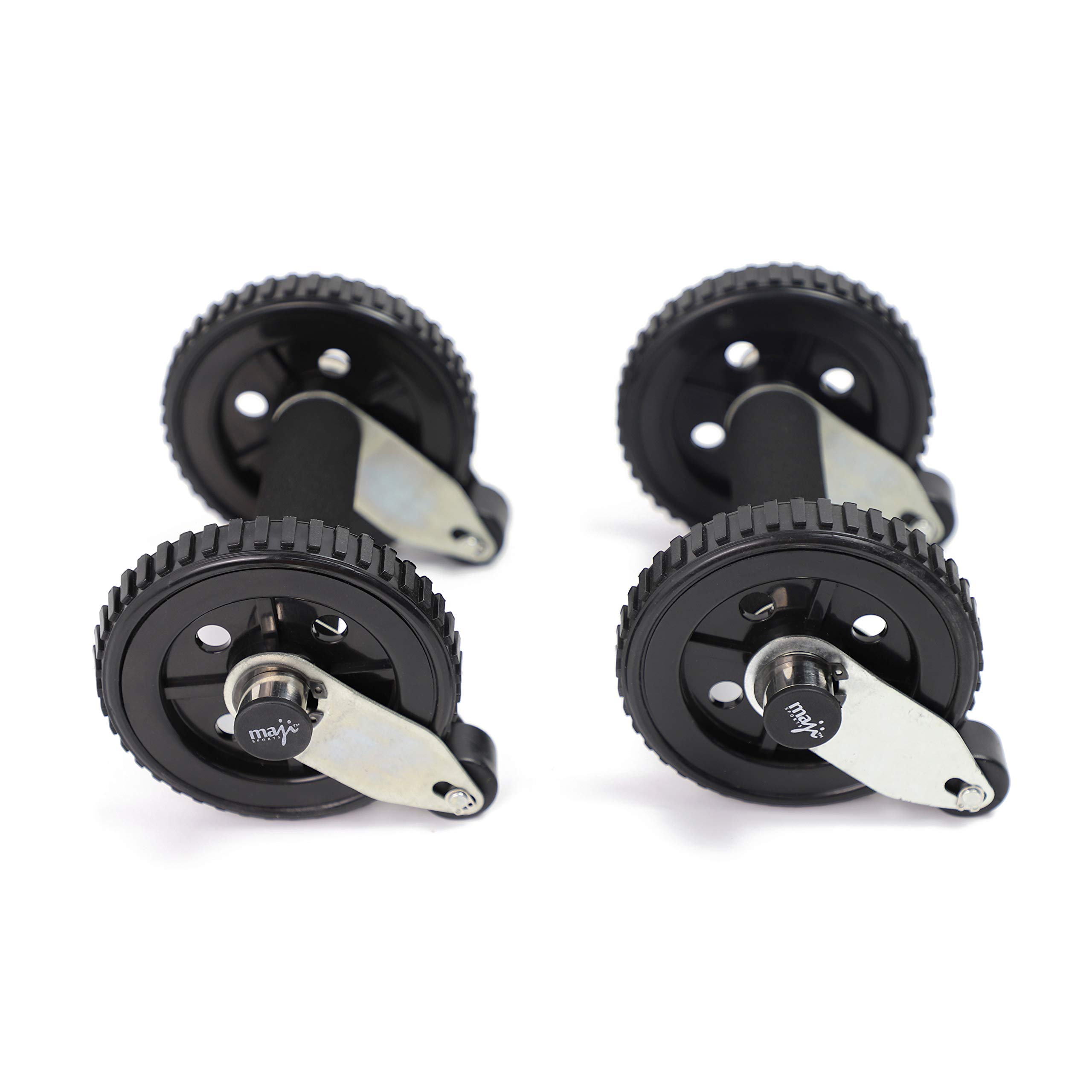 Maji Sports Ab Roller Wheel - Core Workout Equipment for Home Gym, Abs Exercise & Strength Training - Perfect for Fitness, Yoga & CrossFit Training