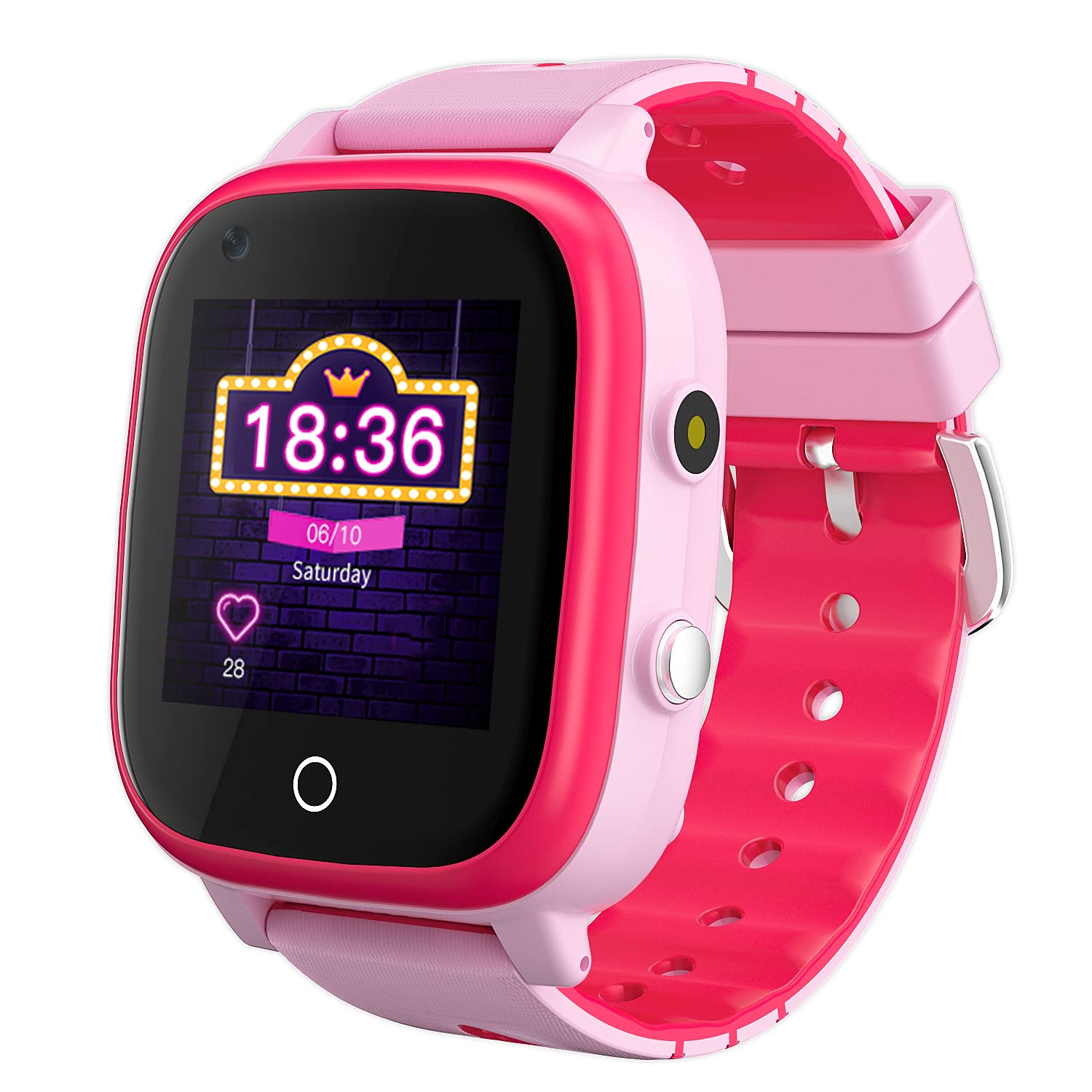 4G Kids Smart Watch with GPS Tracker, IP67 Waterproof, 1.3
