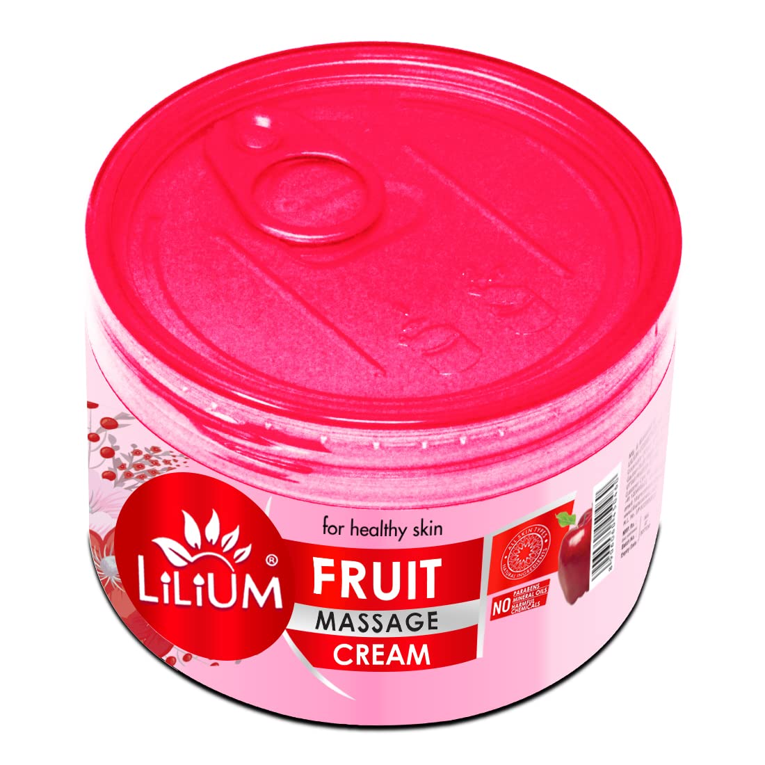 Lilium Fruit Face & Body Massage Cream 250g - Soothing & Hydrating Skincare for All Skin Types | Moisturizing, Brightening & Energizing | Chemical-Free Formula | Perfect for Daily Use, Spa Treatments & Relaxation