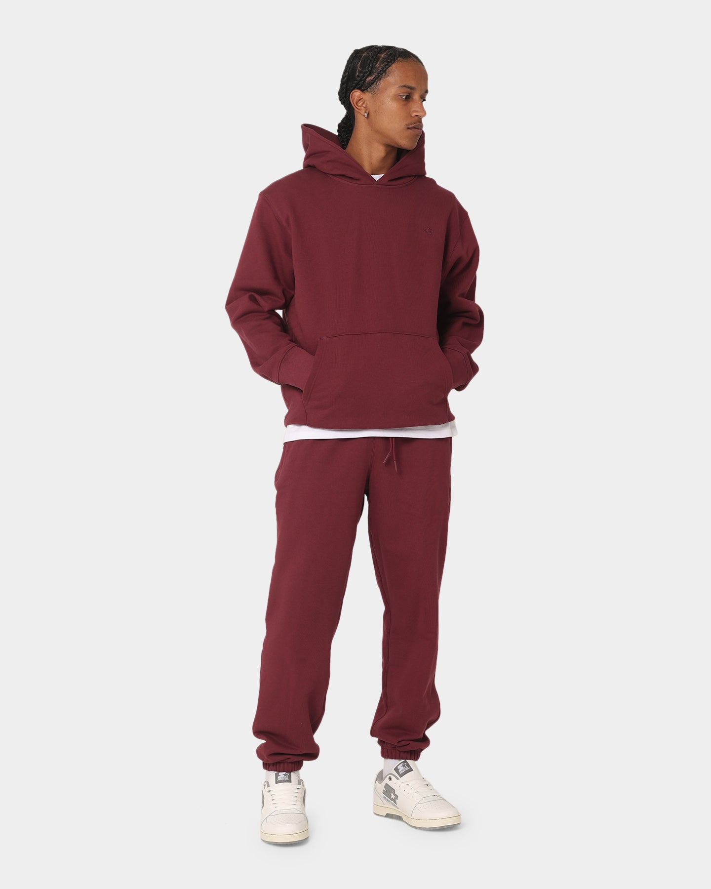 Adidas Originals French Terry Hoodie for Men & Women - Shadow Red | Comfortable Casual Pullover Sweatshirt for Gym, Running & Everyday Wear