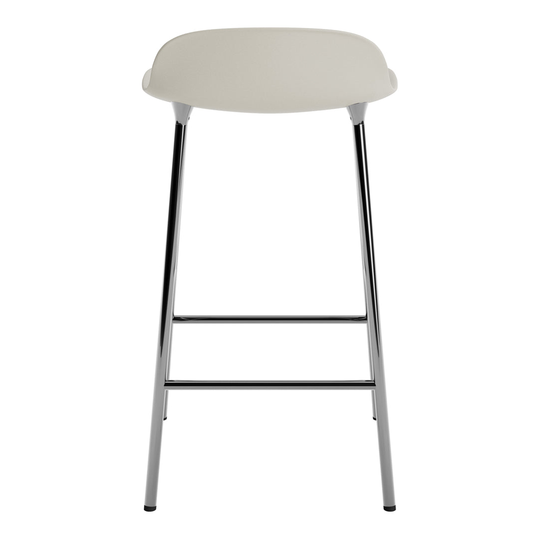 Modern Metal Leg Form Counter Stool - Bar Stool for Kitchen Island, Breakfast Nook & Home Decor