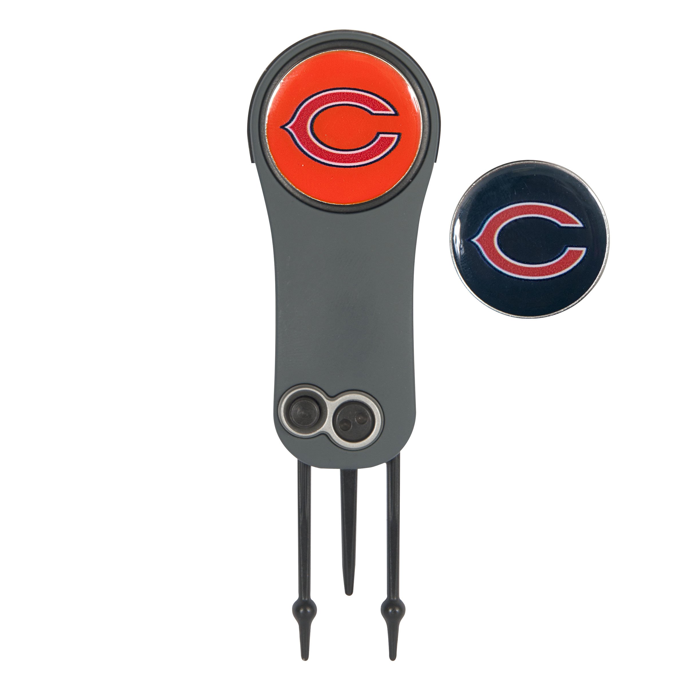 NFL Switchblade Multi-Tool & 2 Golf Ball Markers - Compact Repair Tool for NFL Fans & Golfers - Perfect for Game Day, Golf Outings & Outdoor Adventures
