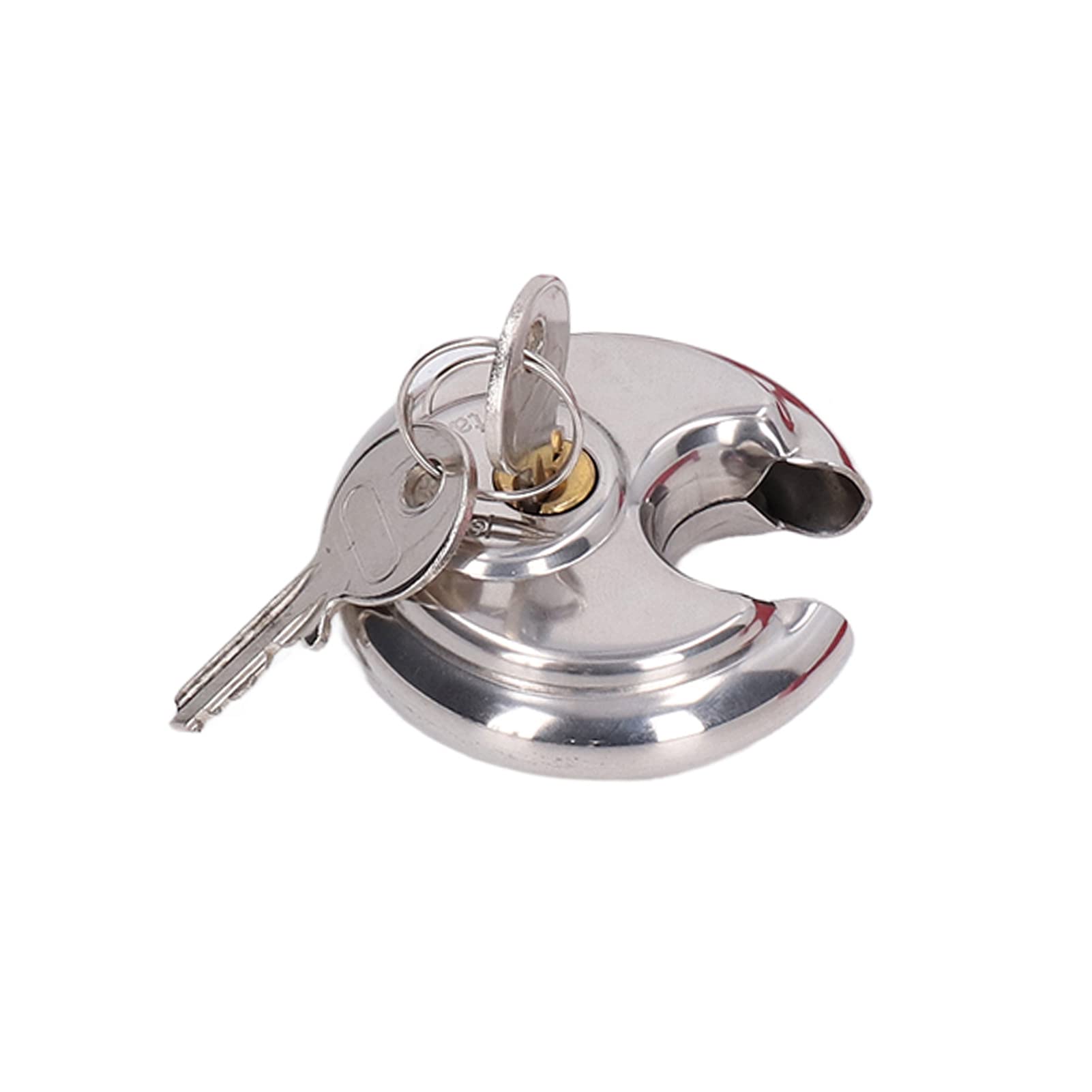J-Type Universal Wheel Clamp Lock - High Strength Anti-Theft Steel Trailer Wheel Lock, Rustproof & Weather Resistant for Cars, RVs, Trucks - Secure Your Vehicle at Campgrounds, Parking Lots & Storage Areas