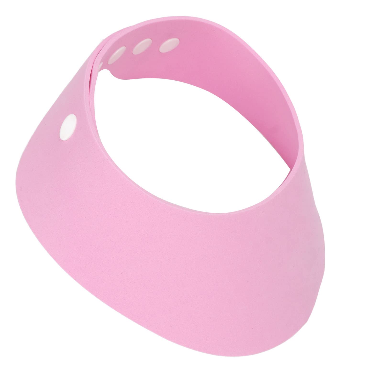 EXCLUZO Adjustable Baby Bathing Shield for Kids - Soft Wash Hair Protector for Shower & Bath Time, Waterproof & Comfortable (Pink) | Perfect for Toddler Hair Washing, Baby Bath Accessories & Sensitive Skin Care