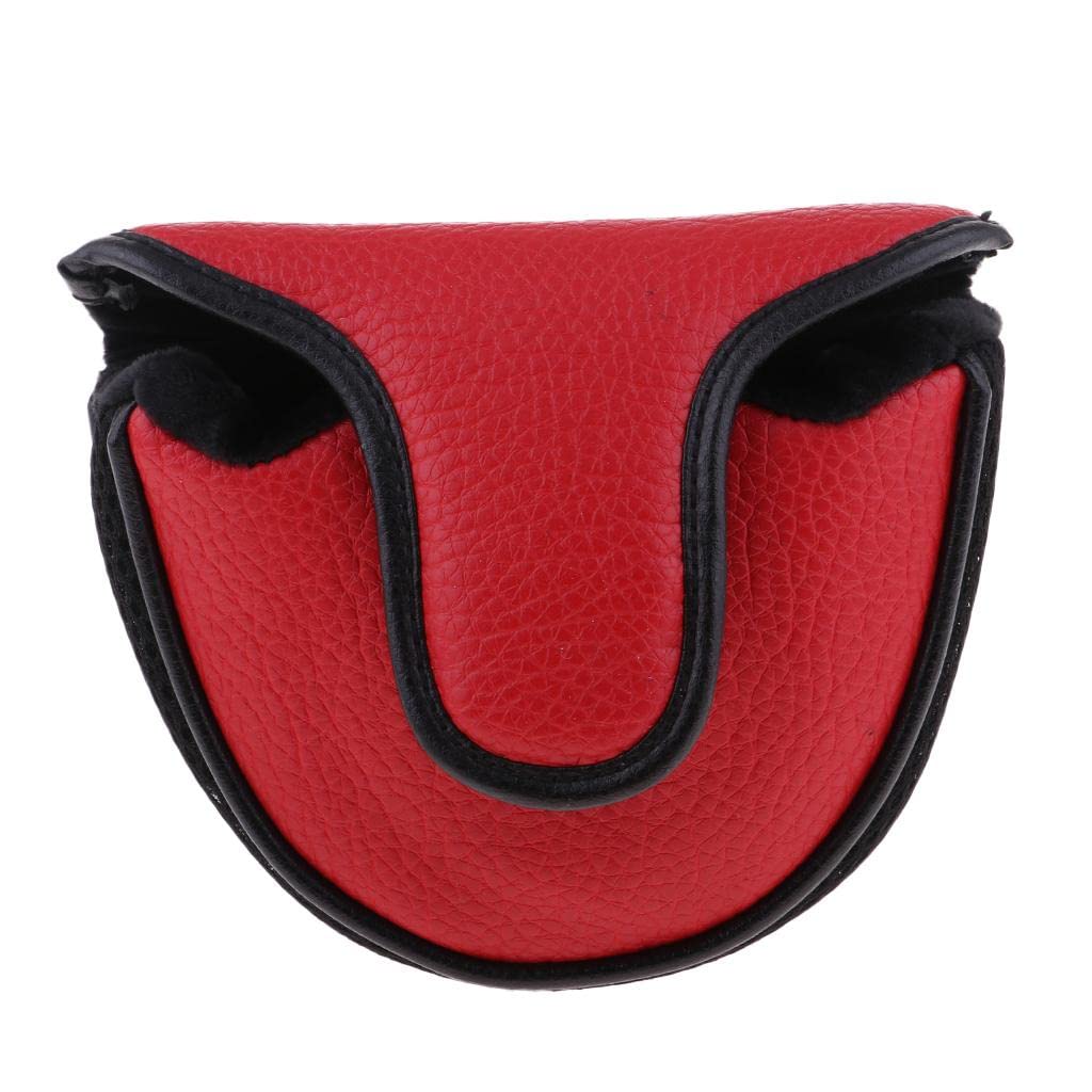 Premium PU Golf Mallet Putter Headcover - Waterproof Club Protector for Mallet Putters | Golf Accessories & Equipment | Perfect for Course Play, Practice & Club Protection