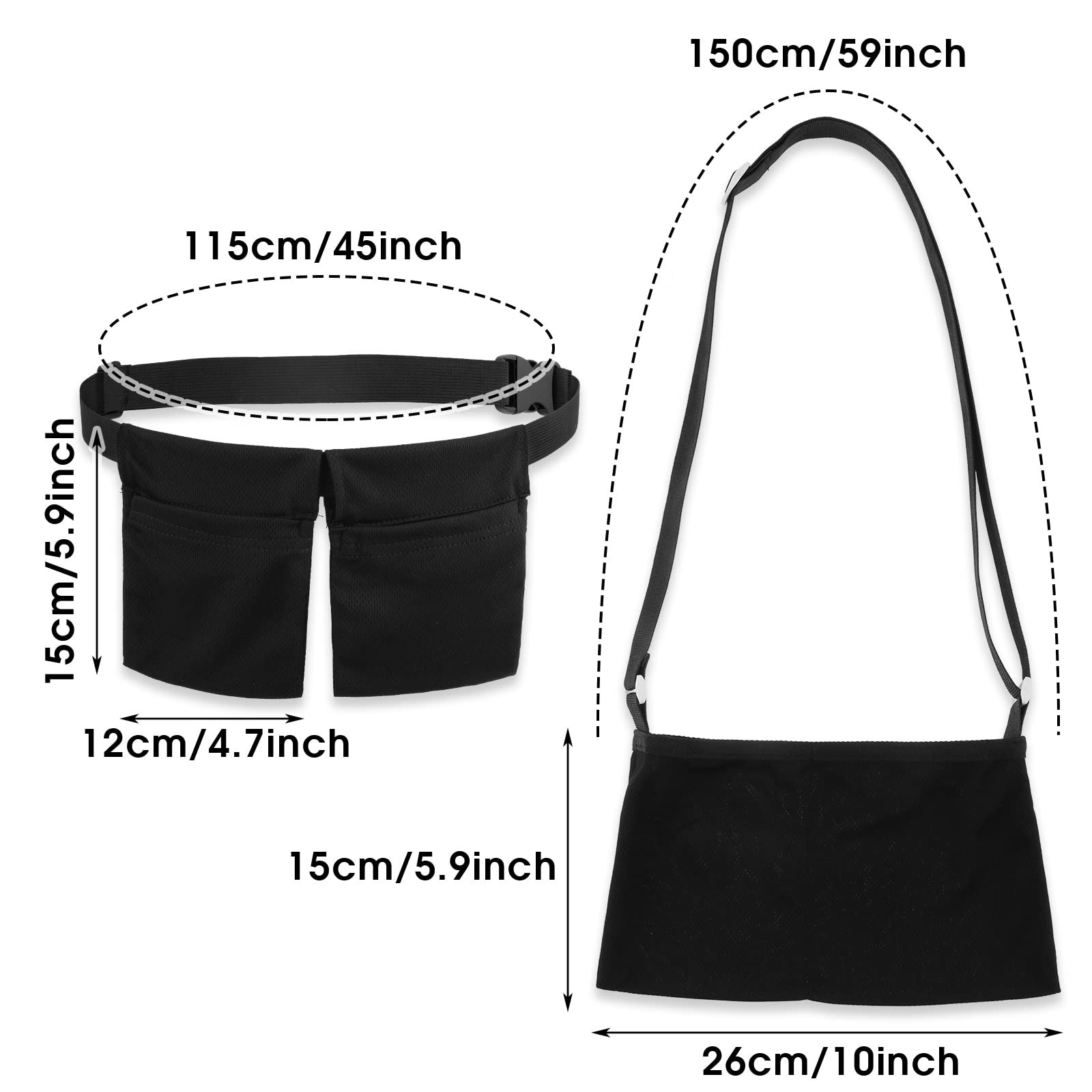 **Post Surgery Abdominal Binder & Mastectomy Drain Holder - Adjustable Drain Pouch with Shower Bag for Tummy Tuck & Breast Reduction Recovery - Black (Ideal for Post-Op Care, Showering & Daily Comfort)**