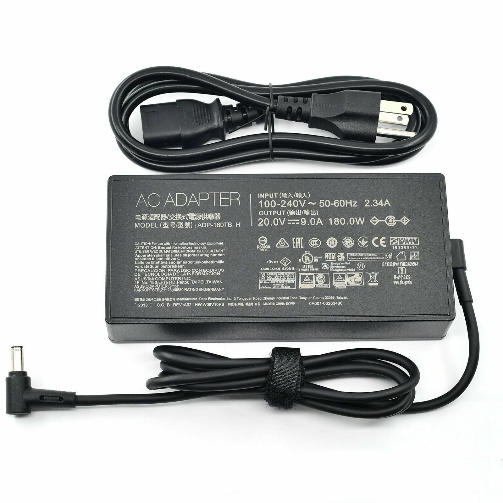 20V 9A 180W AC Adapter Charger for ASUS TUF Gaming A15 FA506IU-MS73 Laptop - Replacement Power Supply for ADP-180TB H - Perfect for Gaming, Work & Travel