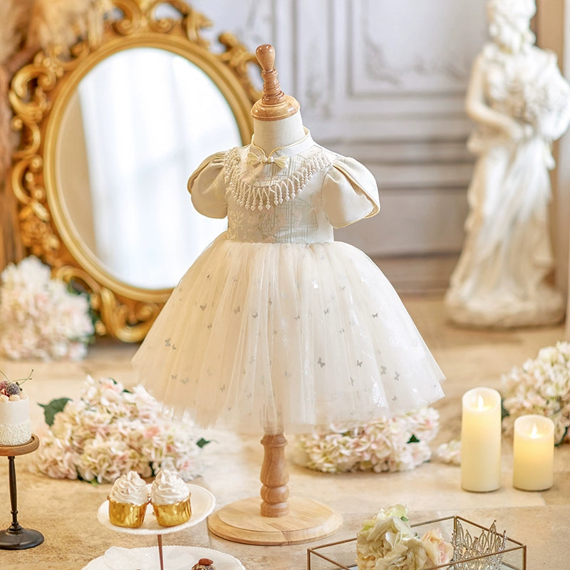 Baby Girl Birthday Princess Dress - Fluffy Flower Girl Dress for Parties, Photos & Special Occasions