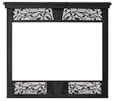 Monessen CFX24 Decorative Face for VFC24 - Black | Fireplace Accessory | Perfect for Home Renovation & Cozy Living Room Decor