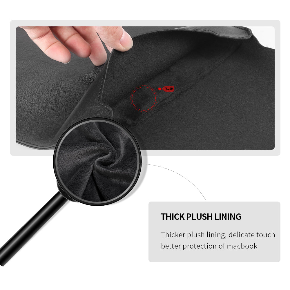 Premium Laptop Sleeve with Foldable Stand - Protective Case for 13-15 Inch MacBook & Windows Laptops - Perfect for Office, Travel & School Use