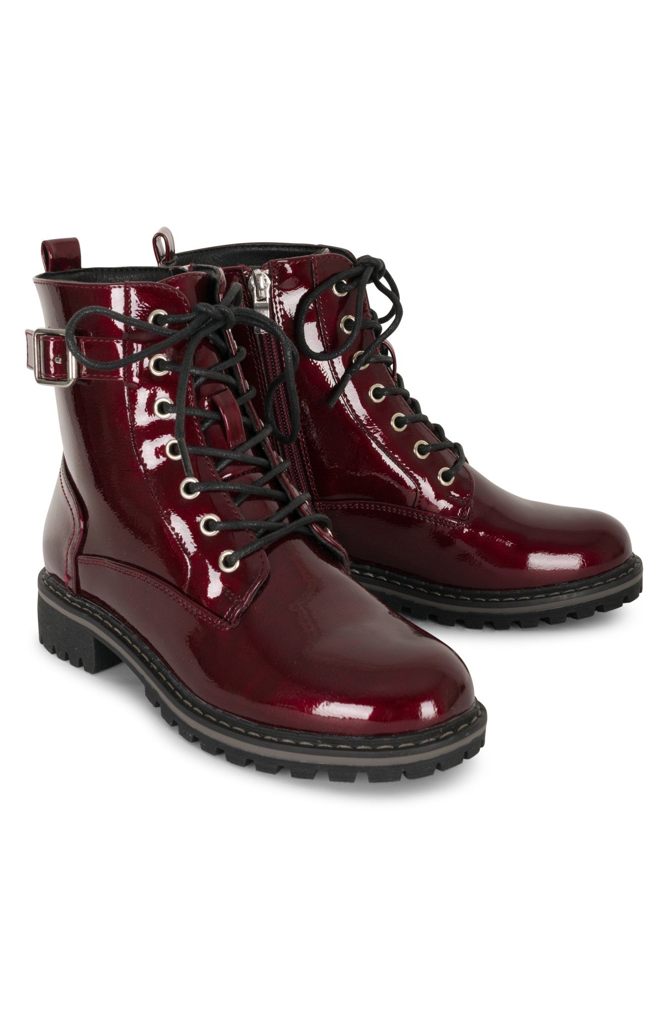Stylish Ankle Boots for Women - BURGUNDY Leather PARLOUR B1 Booties | Perfect for Fall, Winter & Office Wear