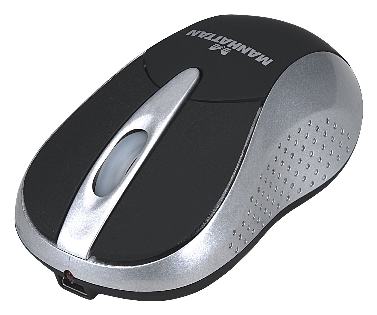 MANHATTAN MLX Wireless Laser Mini Mouse - Compact Ergonomic Design for Laptops & Travel (177139) | Perfect for Office Work, Gaming & On-the-Go Use