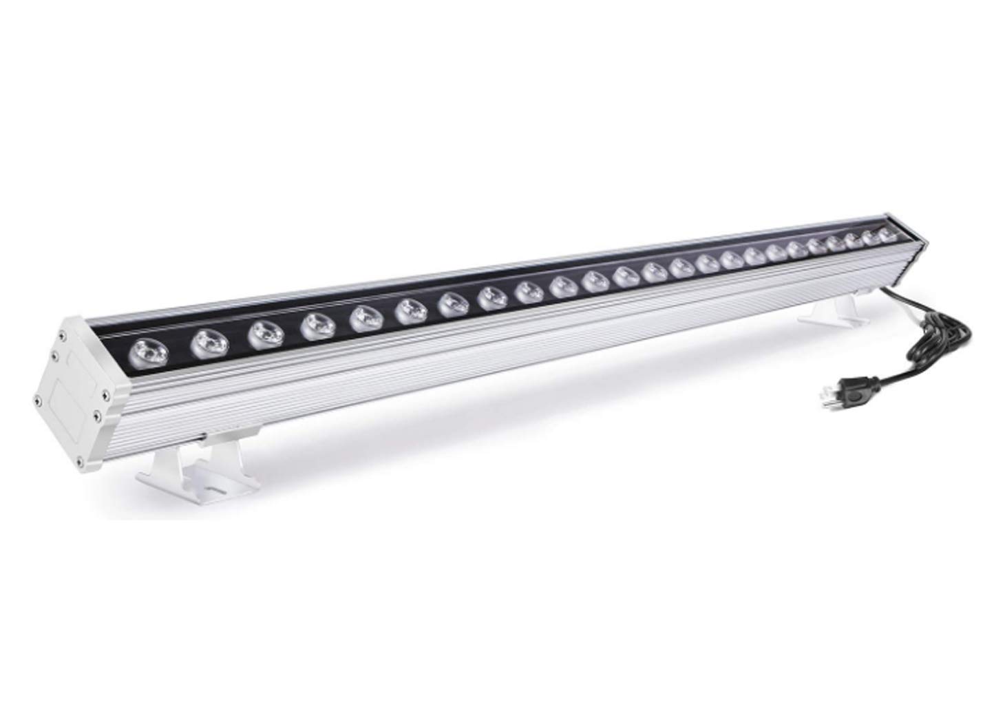 JSN&PC 24W LED Wall Washer Light Bar - 39.4 Inch IP65 Waterproof Outdoor Lighting for Billboards, Advertising Signs & Commercial Buildings (3000-3500K Warm White) - Perfect for Storefronts, Facades & Architectural Accent Lighting