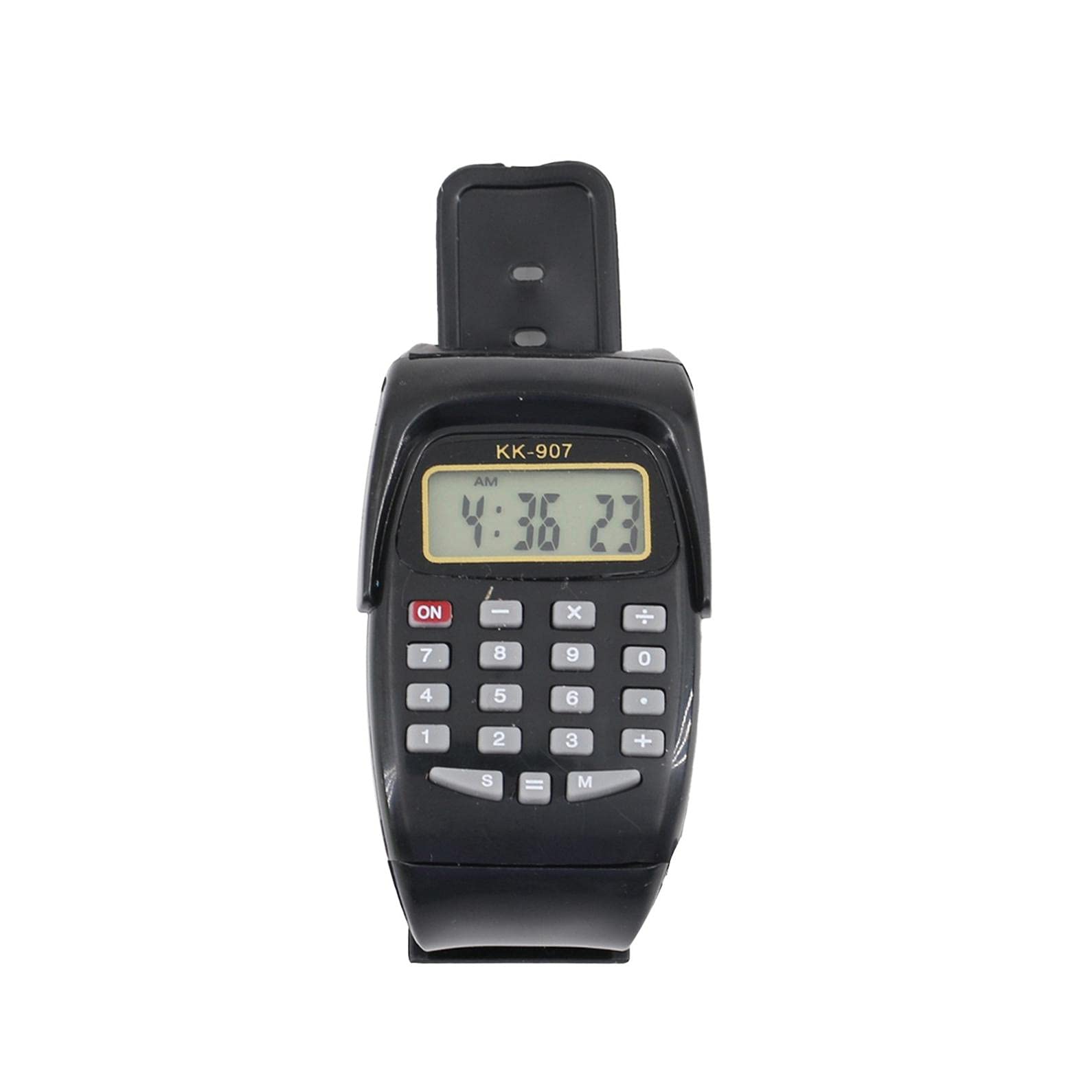 YeLukk Digital Calculator Watch for Men - Financial Calculator with Resin Strap, Large Display for Easy Reading - Perfect for Students, Office Work & Everyday Use | Stylish Multi-Function Wristwatch for Math, Accounting & Professional Settings