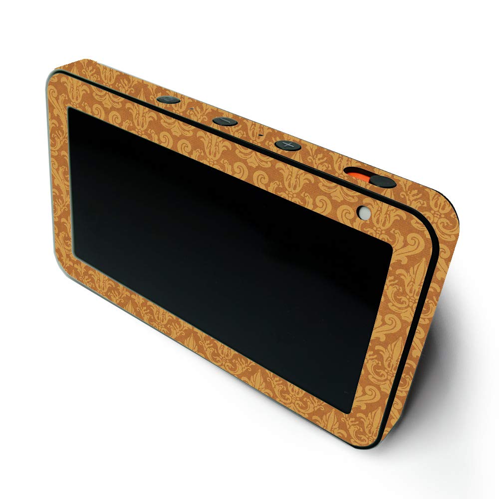 MightySkins Vinyl Skin Cover for Amazon Echo Show 5 (1st & 2nd Generation) - Gold Damask Pattern | Protective Decal Wrap | Easy to Install & Remove | Made in USA | Perfect for Home & Office Decor