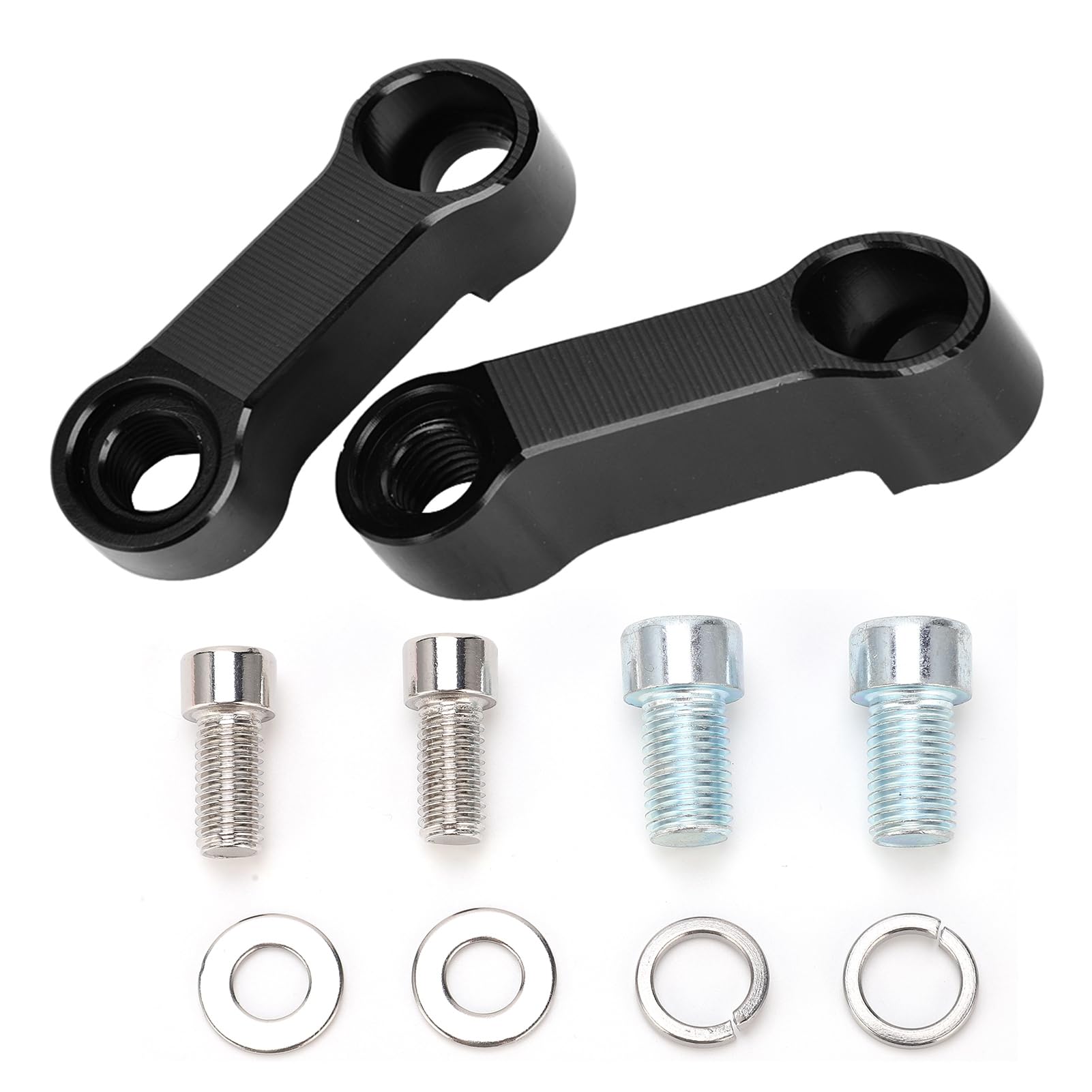 Motorcycle Mirror Riser Extender Kit 10mm/8mm - for Scooters & Bikes