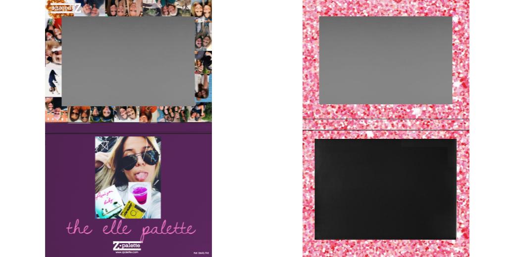 Custom Extra Large Z Palette - Magnetic Makeup Palette for Eyeshadows & Blush - Perfect for Travel & Professional Makeup Artists