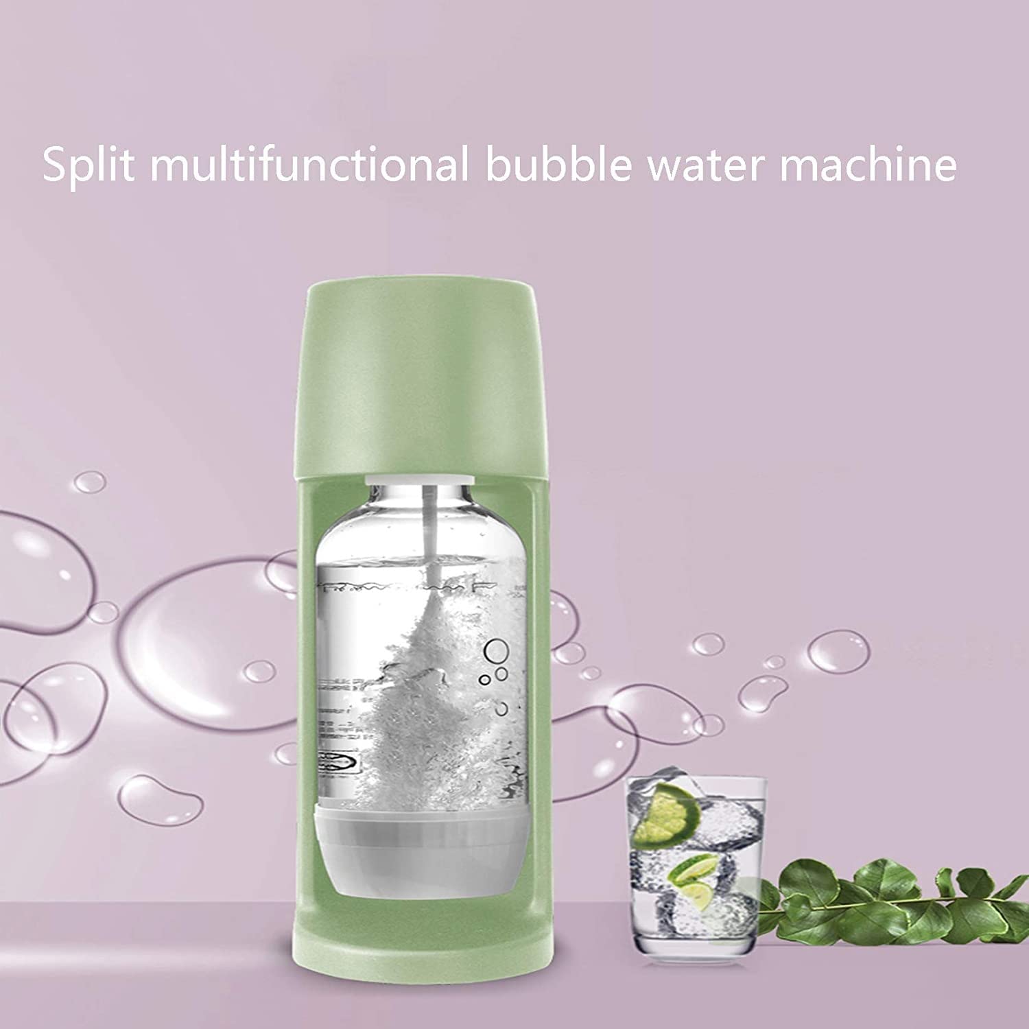 **Commercial & Household Soda Maker Machine - Bubble Water & Carbonated Beverage Maker for Home, Office, Parties (No CO2 Included) | Perfect for Sparkling Water, Cocktails & Healthy Drinks**