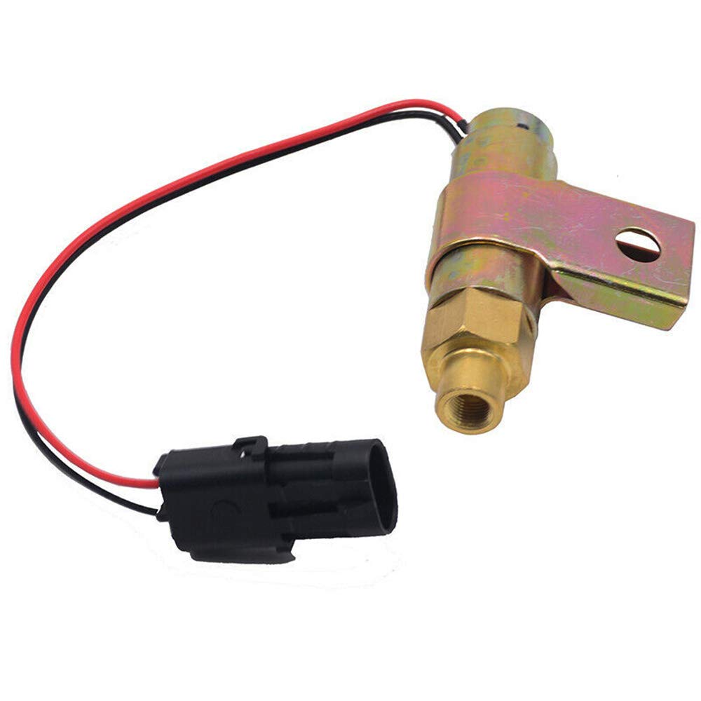 12V Fan Clutch Solenoid Valve 1689785C91 3551298C92 1674088C91 - Compatible with Horton Bendix Kysor Borg Warner Systems - Heavy Duty Truck & Industrial Cooling System Replacement Part
