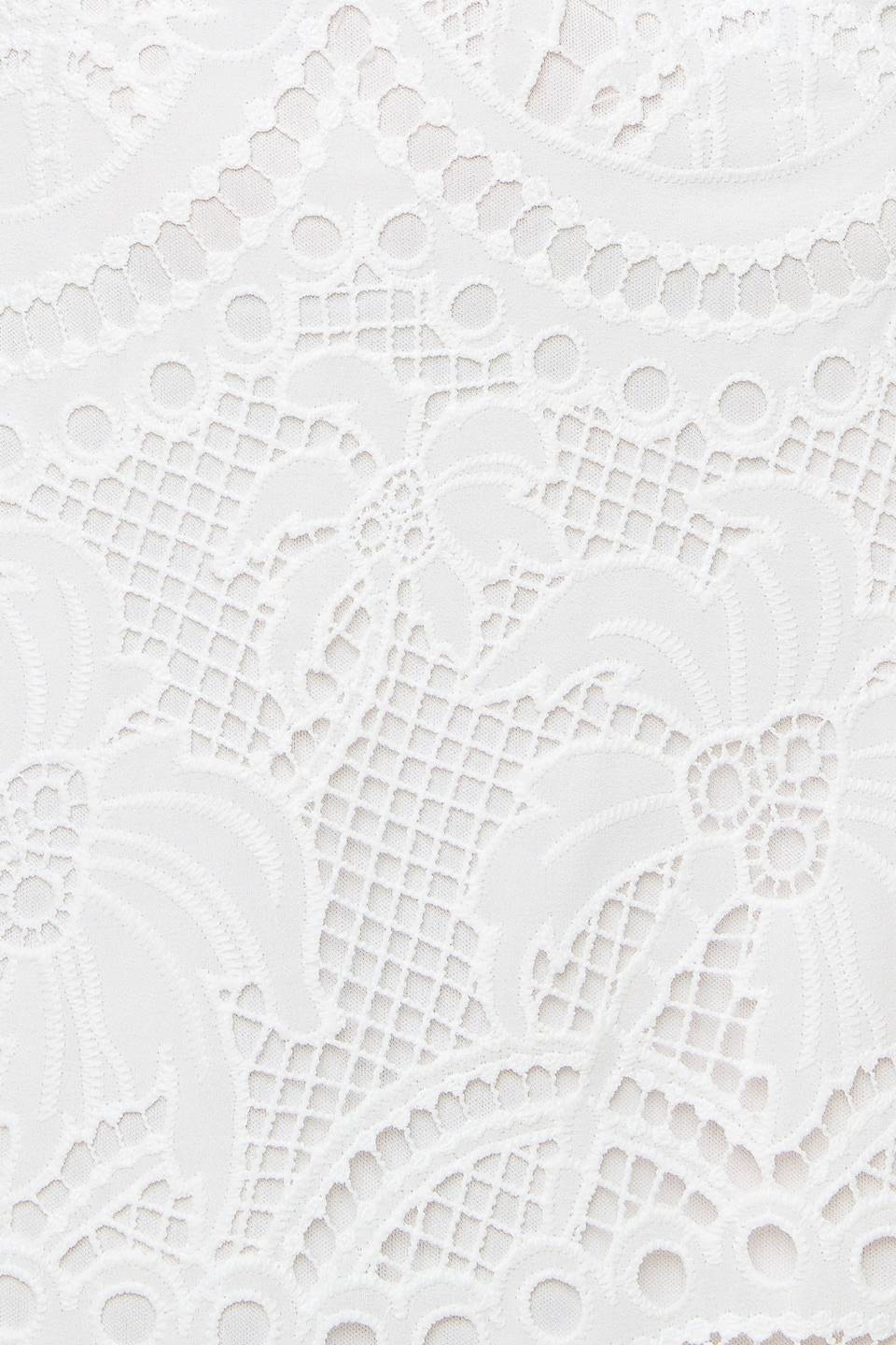Josephine Lace Midi Dress in Off White - Elegant Floral Lace Formal Dress for Weddings, Parties & Special Occasions