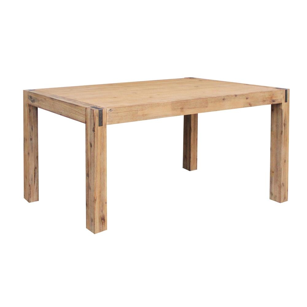 9-Piece Dining Set - 210cm Large Solid Acacia Wood Dining Table & 8 Chairs in Oak Finish | Perfect for Family Gatherings & Entertaining Guests
