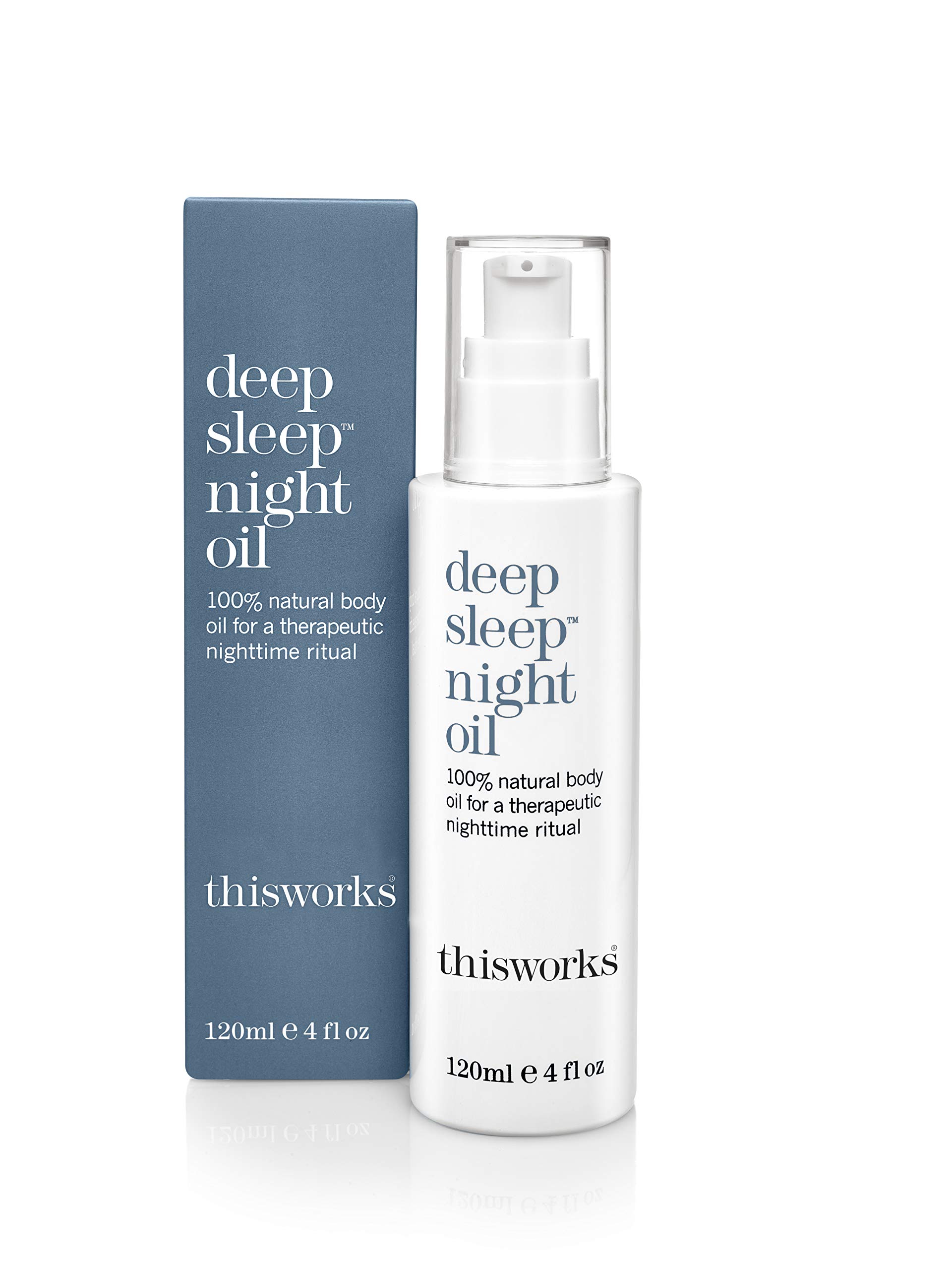 This Works Deep Sleep Night Oil – Non-Greasy Body Oil with Lavender, Chamomile & Vetivert Essential Oils Blend (120ml) – Relaxing Aromatherapy for Stress Relief & Better Sleep