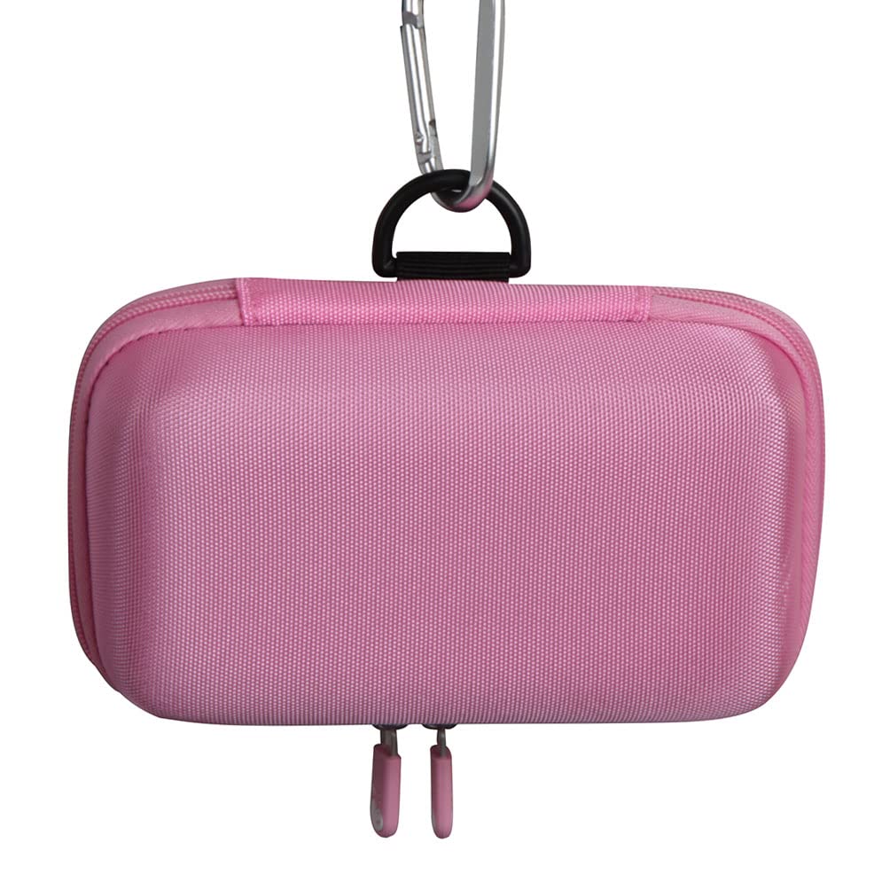 Hermitshell Pink Travel Case for NIIMBOT D11 Label Maker Machine - Portable Protective Storage Pouch for Label Printer - Perfect for Office, School, Travel & Home Organization