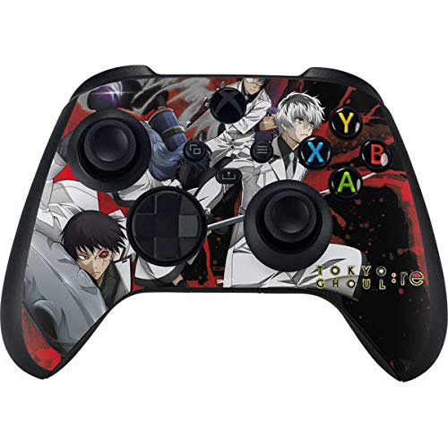 Officially Licensed Funimation Tokyo Ghoul Gaming Skin Decal for Xbox Series X Controller - Custom Protective Cover for Gamers & Anime Fans