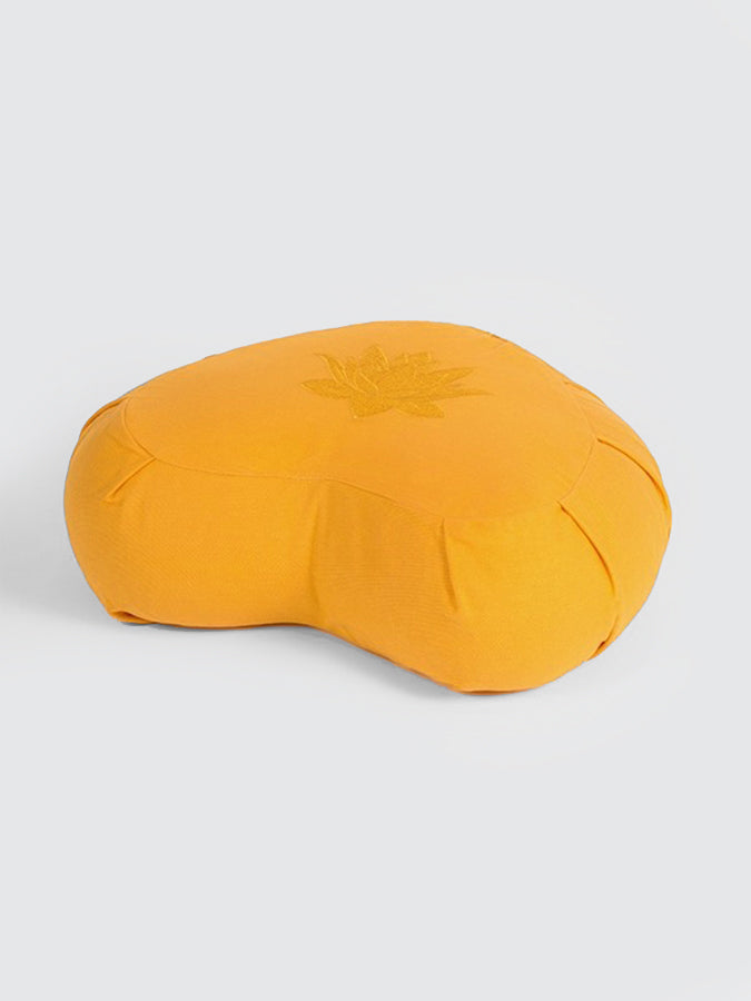 GOTS Certified Organic Cotton Yoga Meditation Cushion - Buckwheat Filled Zafu Pillow for Yoga, Meditation & Home Decor | Perfect for Studios, Home Practice & Relaxation