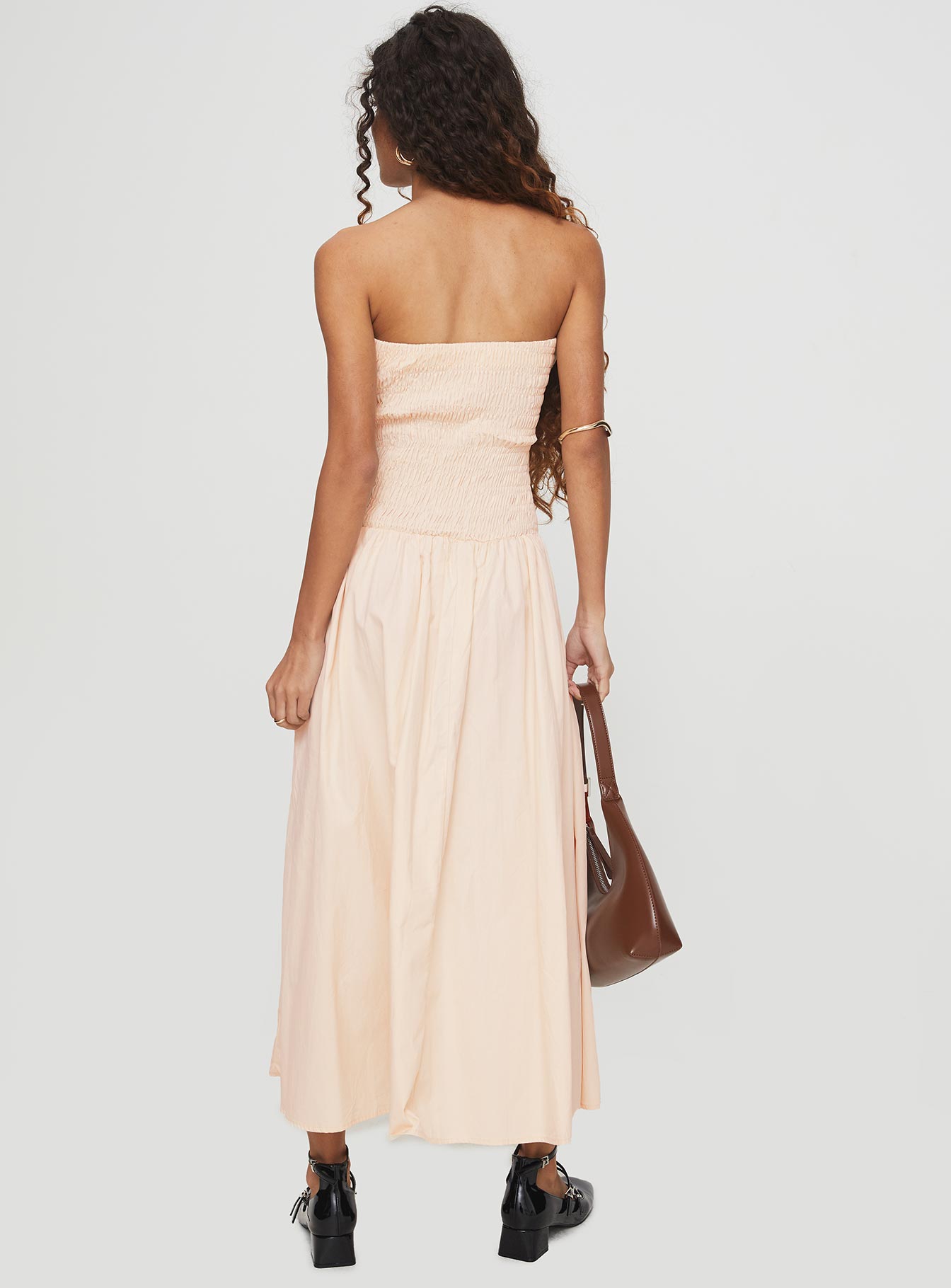 Atara Maxi Dress for Women - Flowy Long Summer Dress in Cream - Perfect for Beach, Vacation & Casual Wear