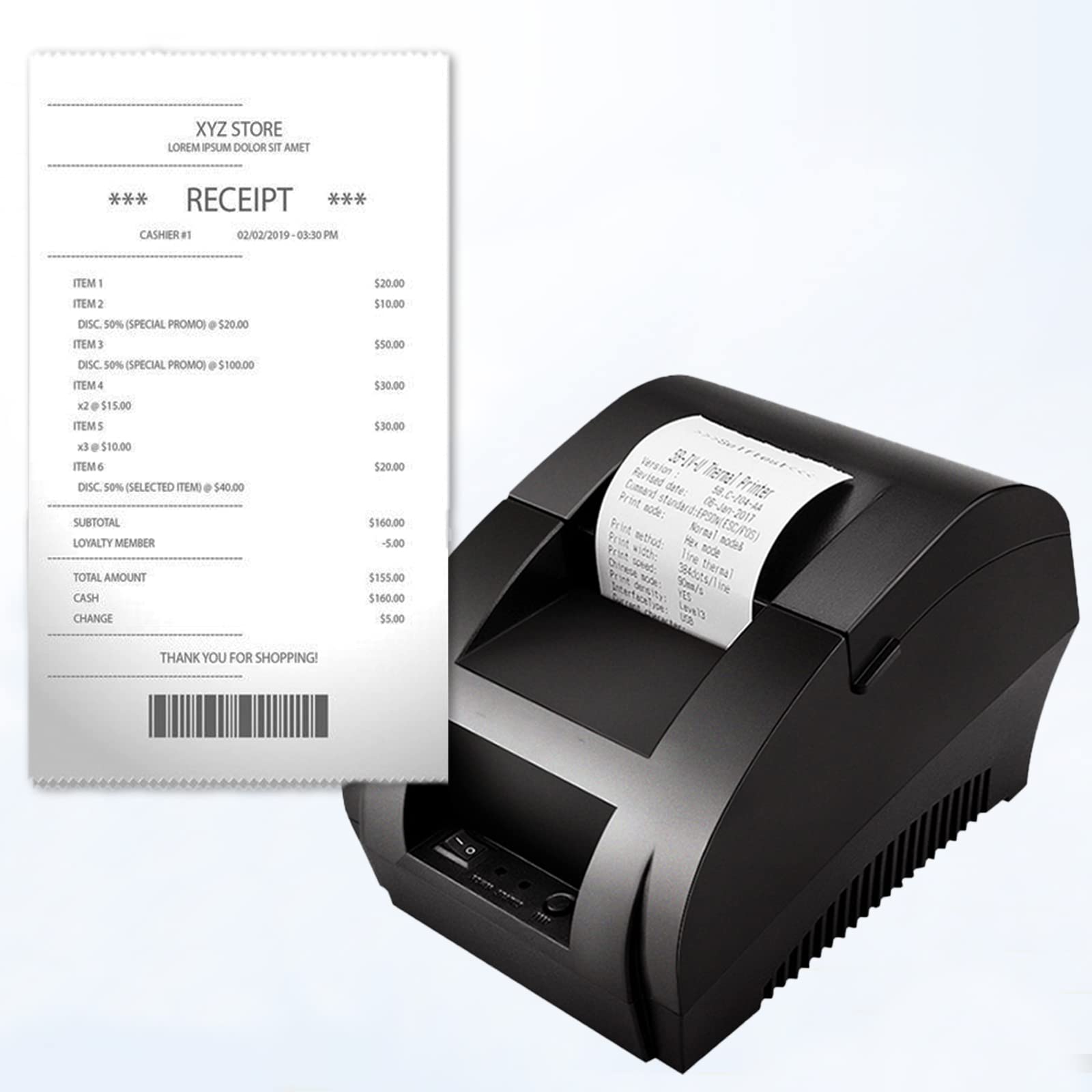 RBHK Thermal Paper Rolls - 2 1/4