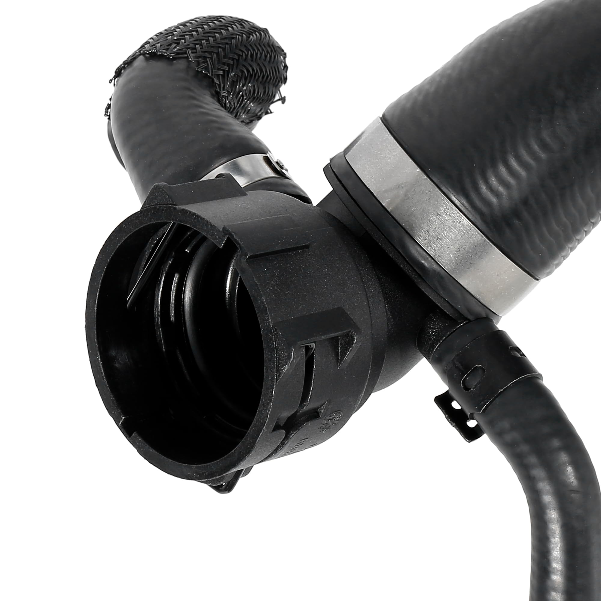 X AUTOHAUX High-Quality Car Radiator Coolant Hose Expansion Tank Replacement 17127580955 Compatible with BMW 740i 2010-2012 - Perfect for Cooling System Maintenance & Engine Protection