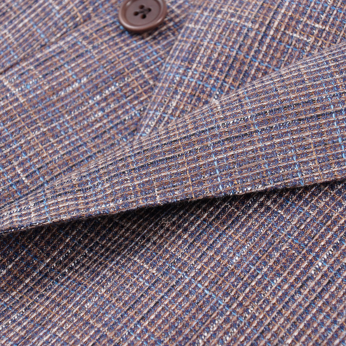 Luigi Borrelli Men's Linen Cotton Blend Sport Coat Blazer - Lightweight Summer Jacket for Business Casual & Outdoor Events