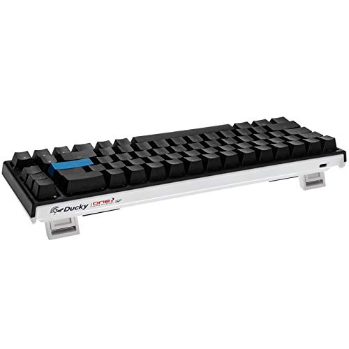 Ducky One 2 SF Mechanical Keyboard with Cherry MX Black Switches - Compact 65% Layout for Gaming, Typing & Office Work