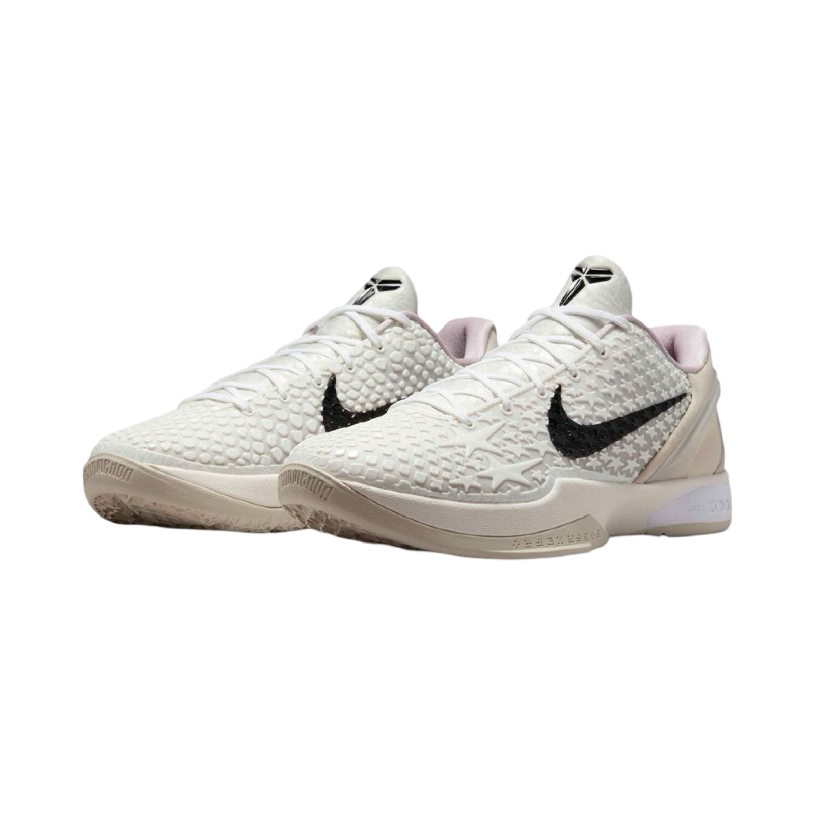 Nike Kobe 6 GS All Star Basketball Shoes - Sail/Black/Light Bone - Youth Size for Court Performance & Street Style