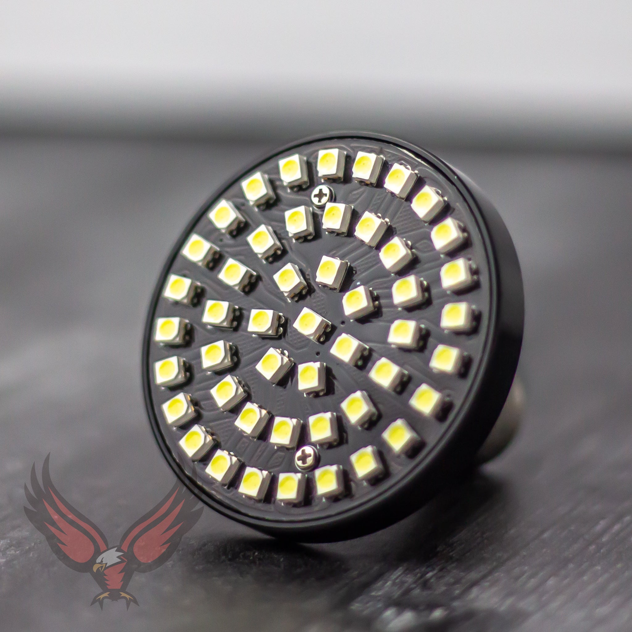 Eagle Lights SUNBURST 2 LED Turn Signals - Compatible with Harley Davidson & Yamaha Motorcycles - Front 1157 / Rear 1156 Bulbs - Bright Red Rear LEDs - Enhanced Visibility for Day & Night Riding