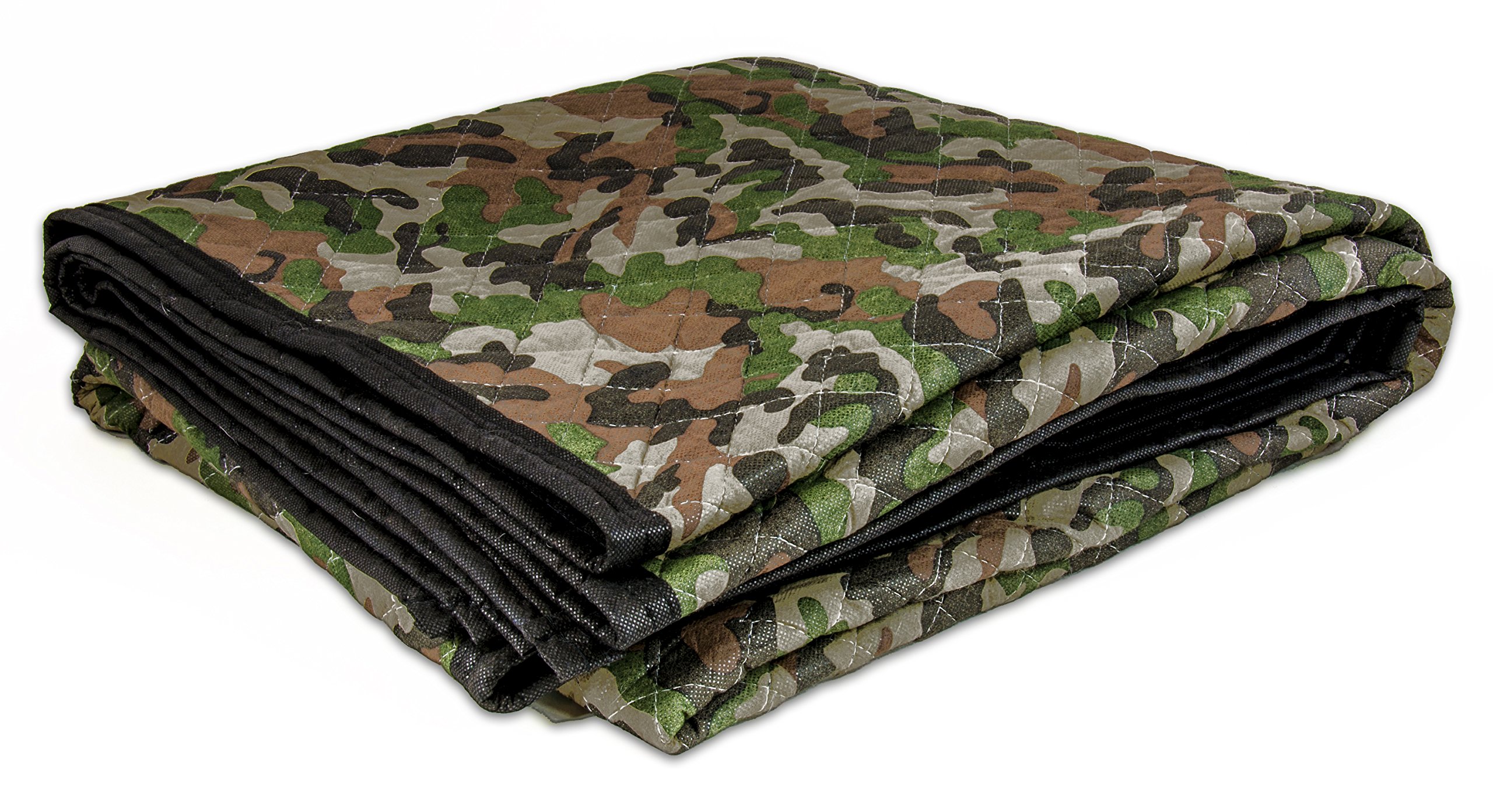 Iron 22017 Camo Utility Blanket - Heavy Duty Military Style Blanket for Camping, Hunting & Outdoor Adventures - Water Resistant & Durable for All-Weather Use