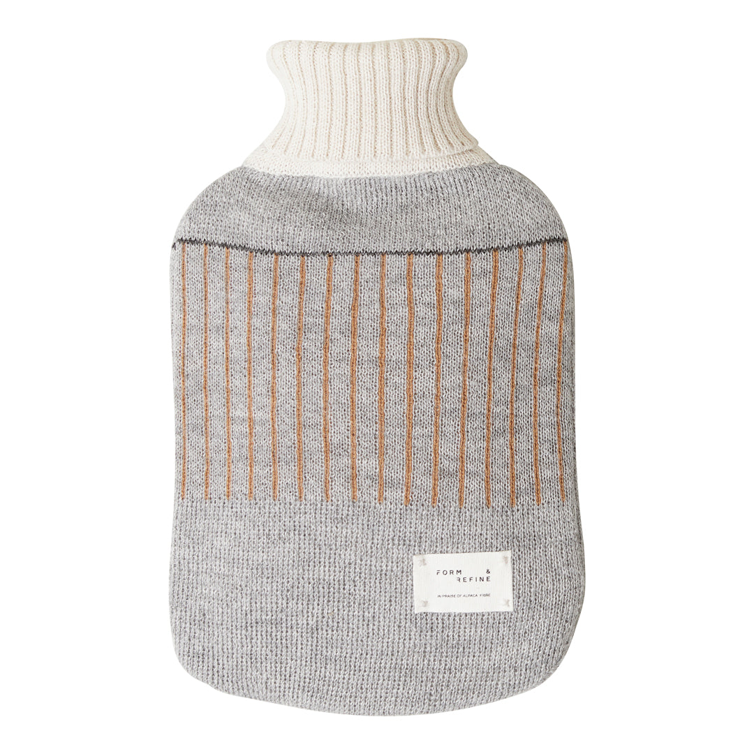 Aymara Stainless Steel Hot Water Bottle - Leak Proof & Insulated for 24 Hours - Perfect for Travel, Camping, and Office Use