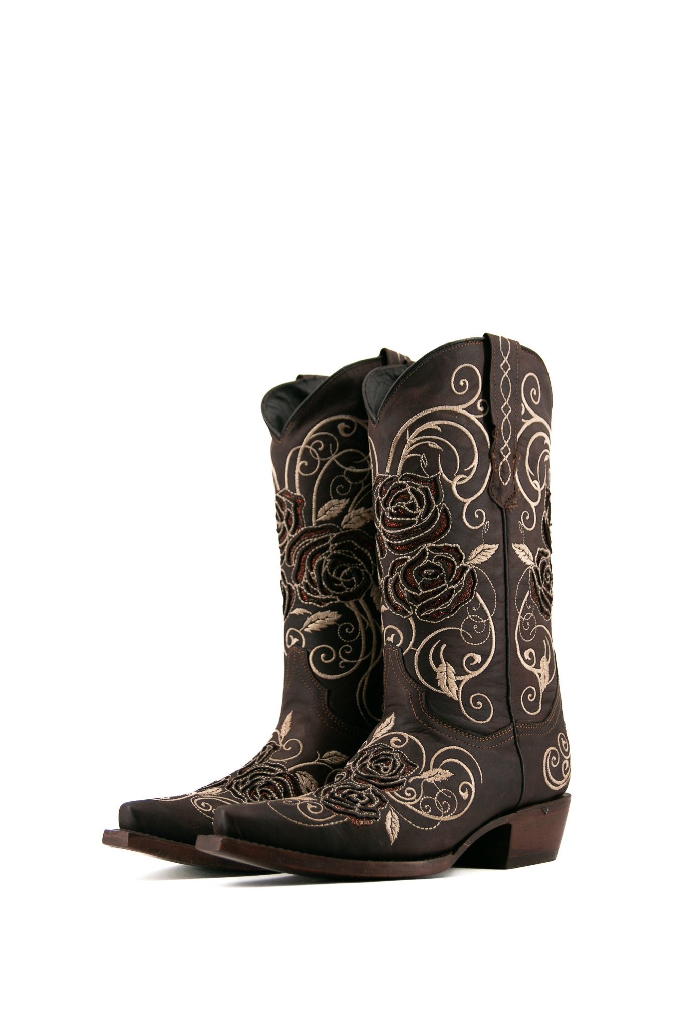 Rosal Snip Toe Cowgirl Boots for Women - Western Ankle Boots with Pointed Toe | Perfect for Country Dancing, Rodeo, and Casual Outfits