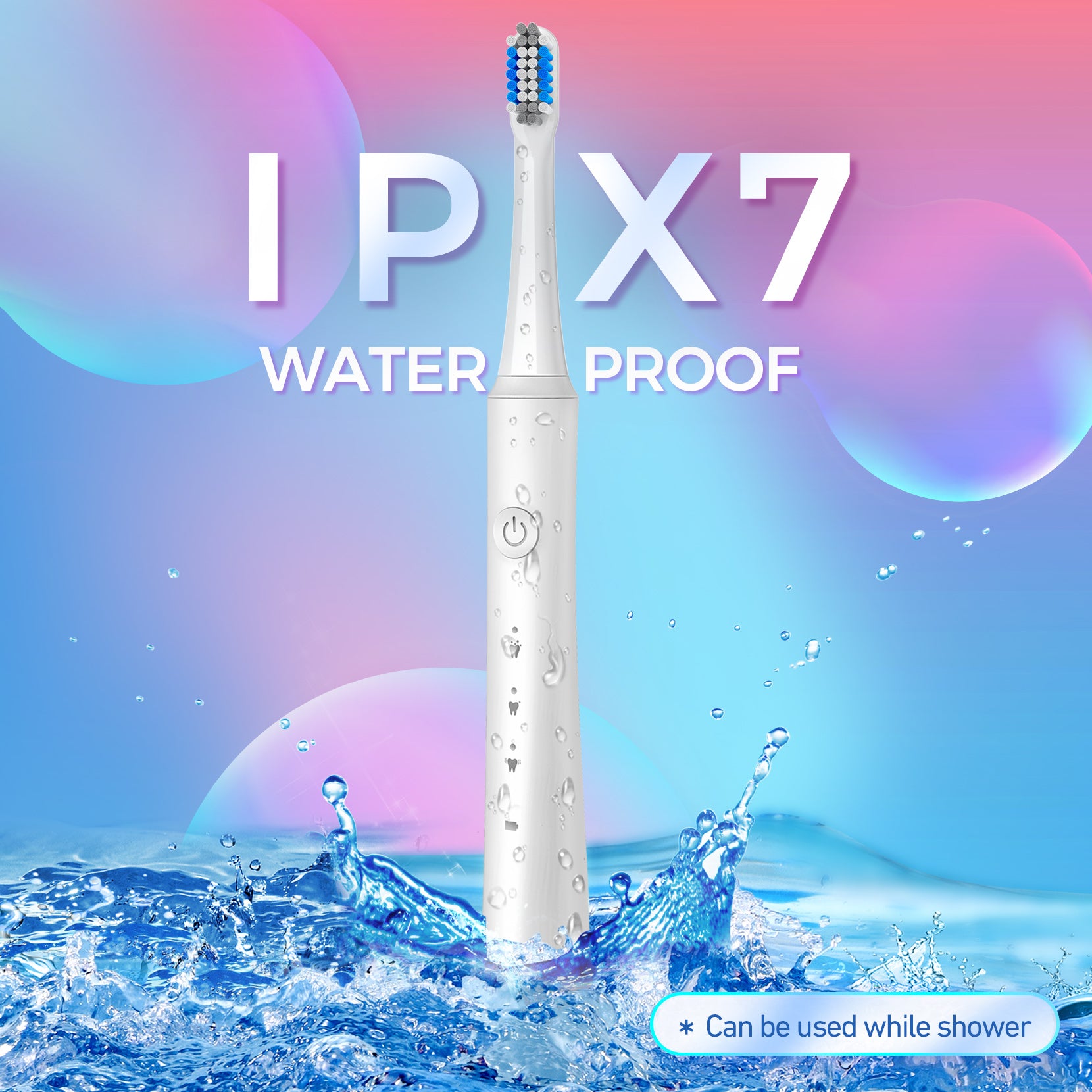 160AD Portable Water Flosser & Electric Toothbrush Combo Set - Cordless Dental Care Kit for Travel, Home & Office Use - Perfect for Braces, Implants & Gum Health