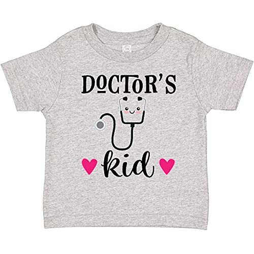 Inktastic Doctors Kid Physician Stethoscope Toddler T-Shirt - Cute Medical-Themed Tee for Toddlers & Kids - Perfect for Dress-Up, Career Day & Doctor Role Play