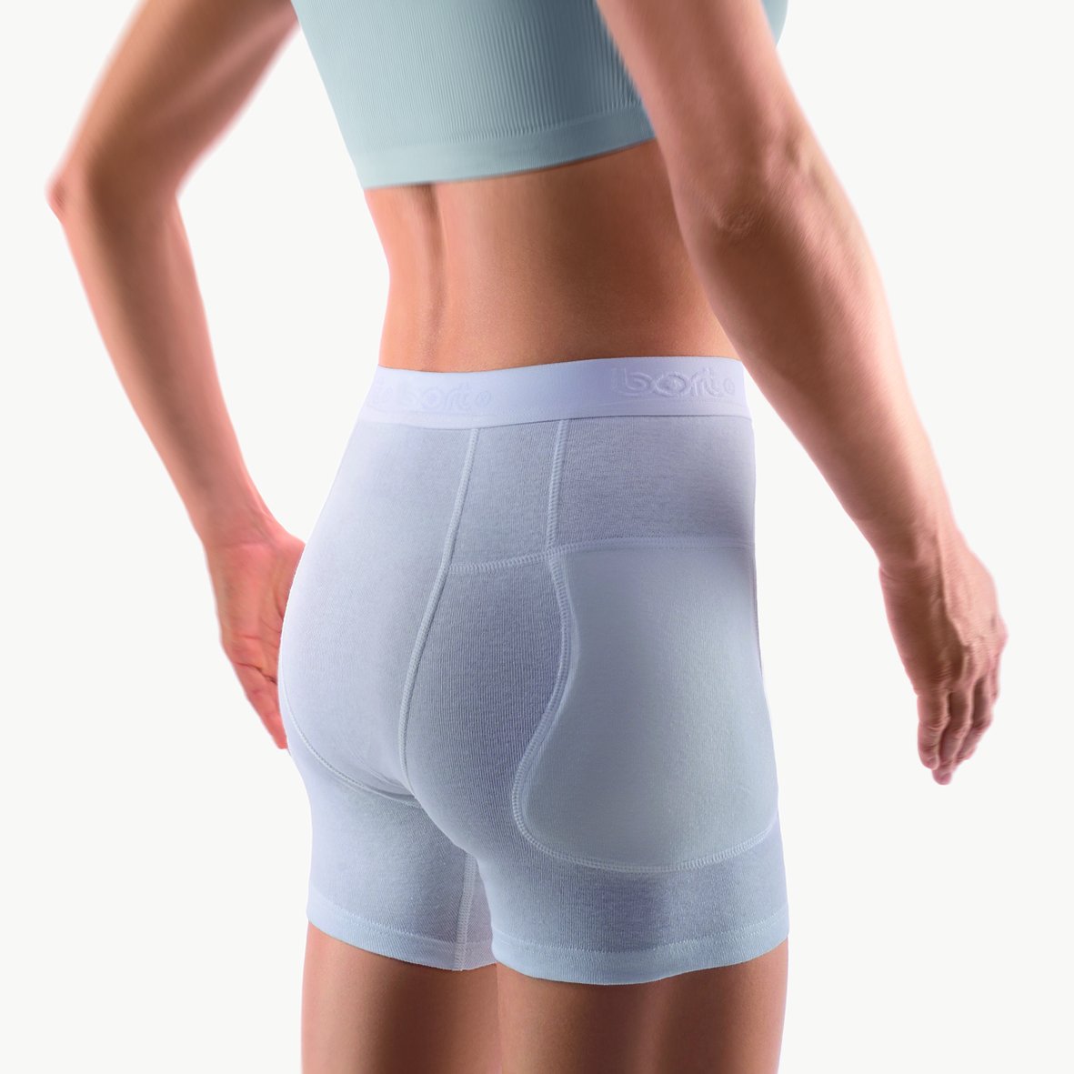 BORT 201100 Stabilohip Hip Protector Pants with 2 Pads - XL | Impact Protection Underwear for Seniors & Athletes | Fall Prevention for Elderly, Sports Safety Gear for Hockey & Cycling