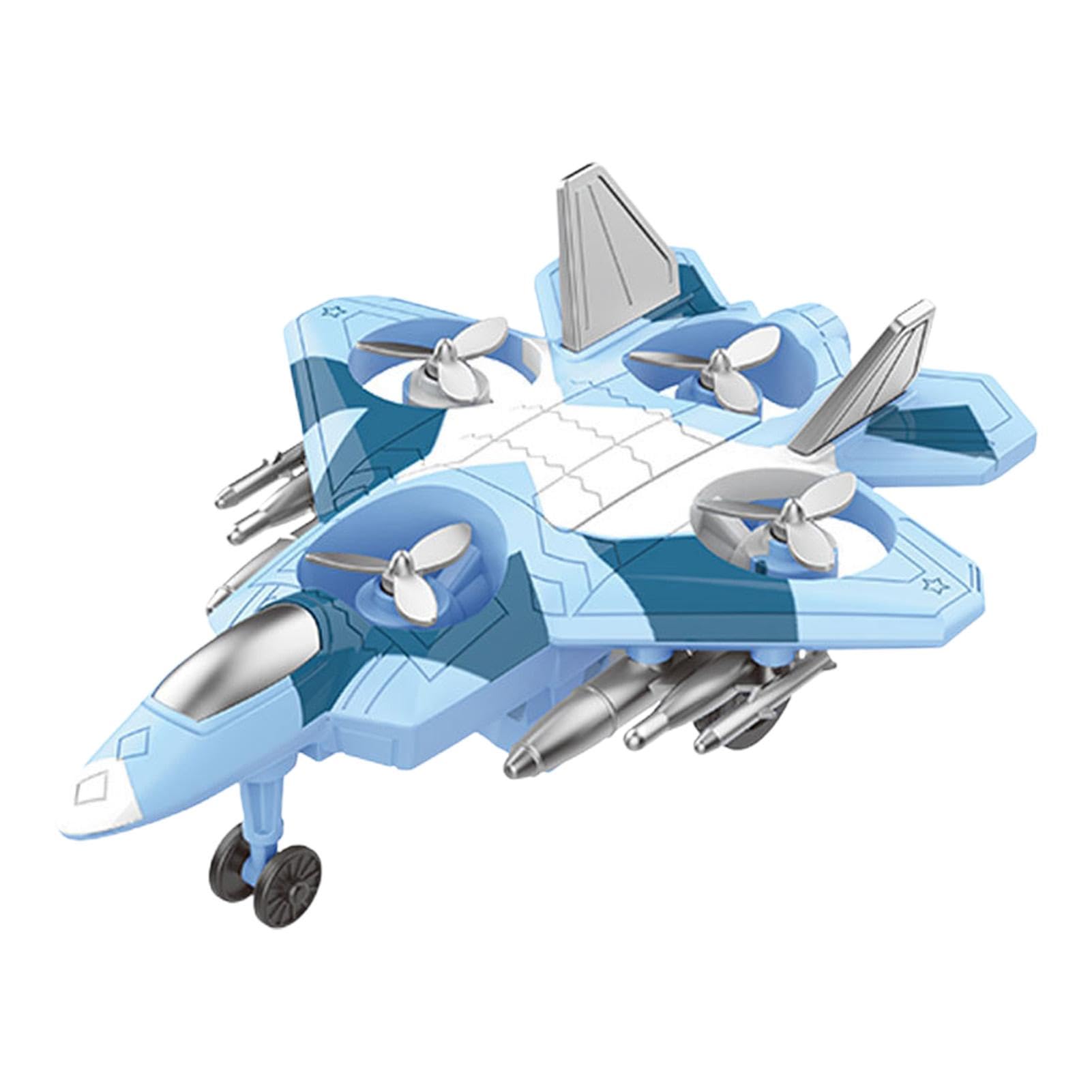 Jets Toys Airplane Toy - 360° Rotating Toy Plane Vehicles for Kids | Creative Small Aircraft Learning & Educational Toys for Boys & Girls | STEM Play, Birthday Gifts, Indoor & Outdoor Fun